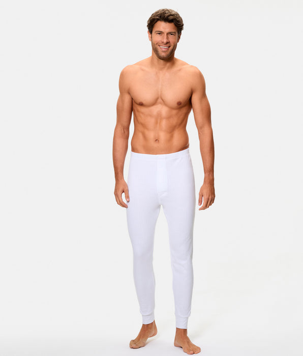 Abanderado Calzoncillo Térmico Largo Algodón 100% blanco hombre