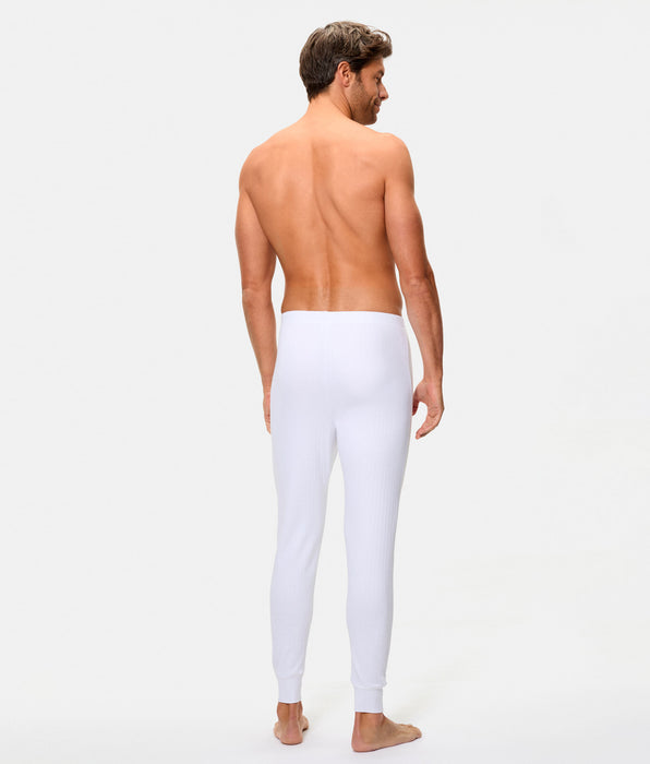 Abanderado Calzoncillo Térmico Largo Algodón 100% blanco hombre