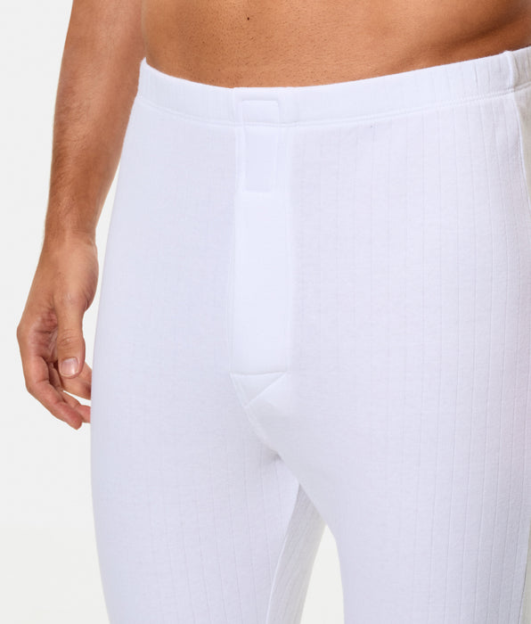 Abanderado Calzoncillo Térmico Largo Algodón 100% blanco hombre