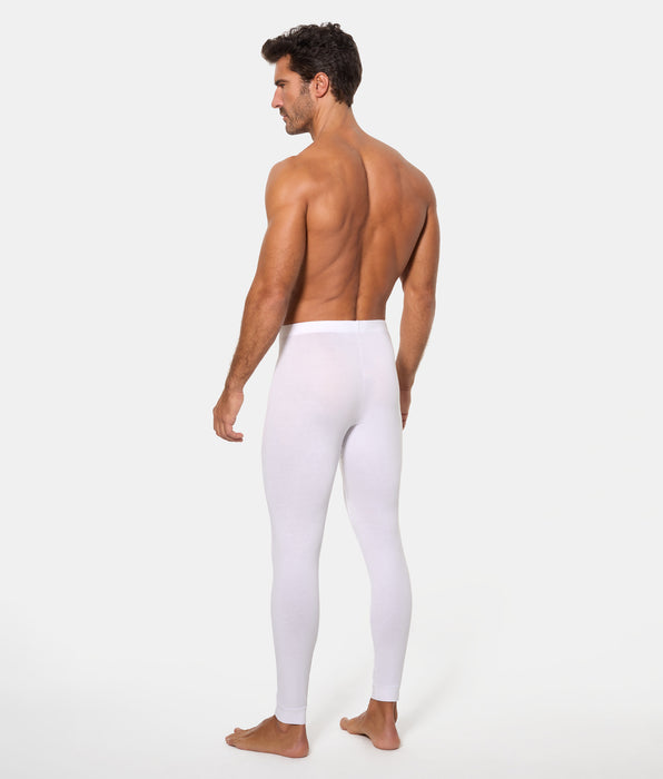 Abanderado Calzoncillo Long John Térmico Algodón 100% Termaltech blanco hombre