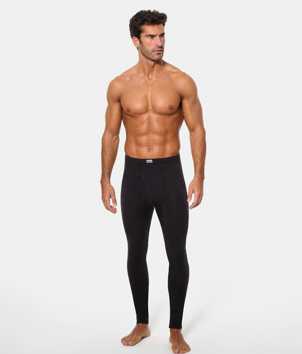 Abanderado Calzoncillo Long John Térmico Algodón 100% Termaltech negro hombre