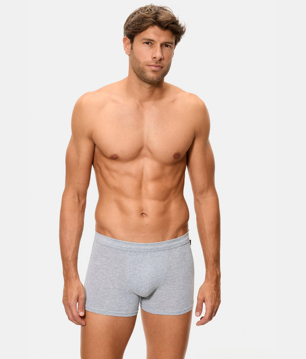 Abanderado Pack of 2 Closed Boxers 100% Cotton Multipack Style Grey and Blue Men
