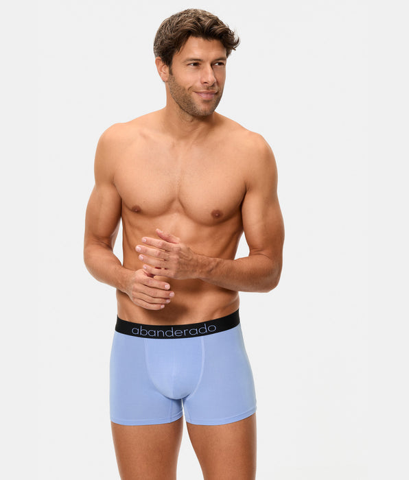 Abanderado Pack de 2 Boxers Fechados Premium Sensitive Line azul escuro e lavanda para homem