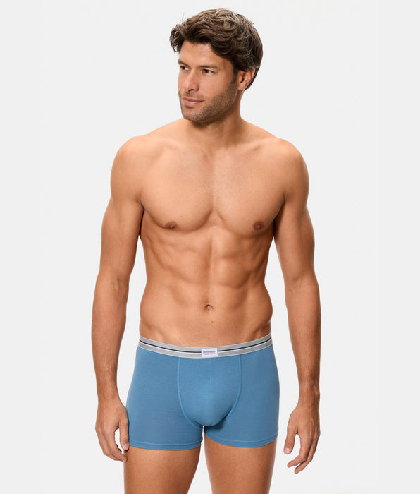 Abanderado Pack de 2 Boxers Fechados Ultra Resist em Algodão Cinza e Azul para Homem